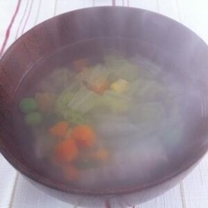 旬野菜のスープ～冬編～☆白菜もりもりスープ